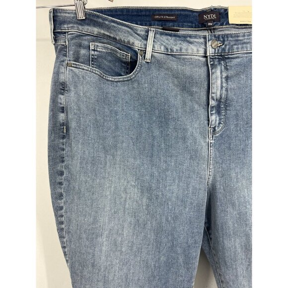 NYDJ Not Your Daughters Jeans Plus Size 28 28W Straight Leg Marilyn Stretch New - Picture 4 of 11
